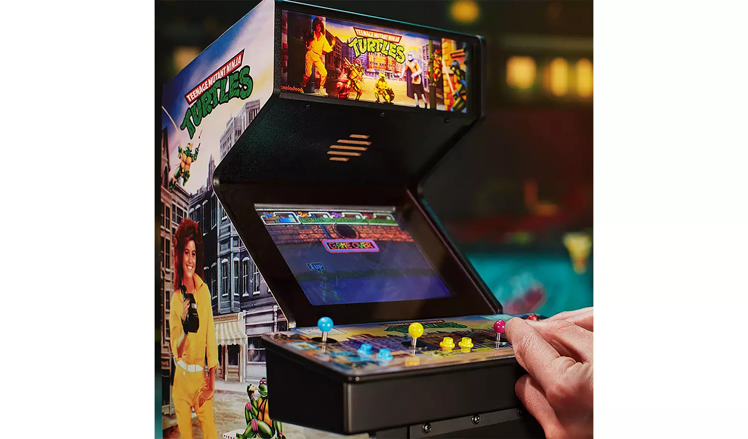 TMNT Collector's Edn 1/4 Mini Tabletop Arcade Machine