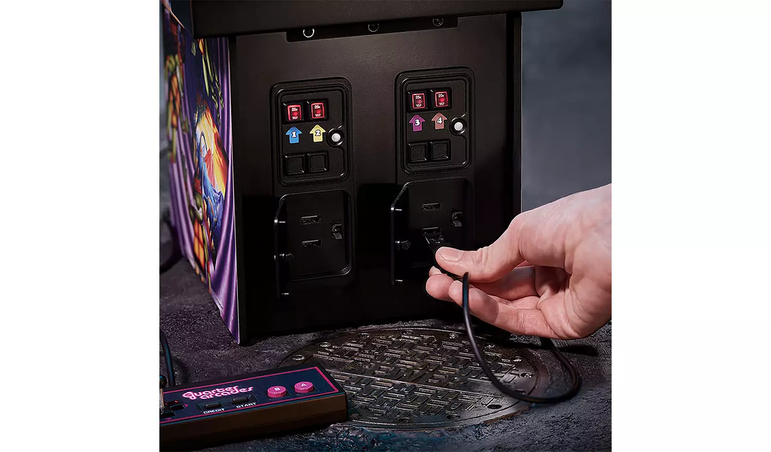 TMNT Turtles In Time Collector's 1/4 Tabletop Arcade Machine