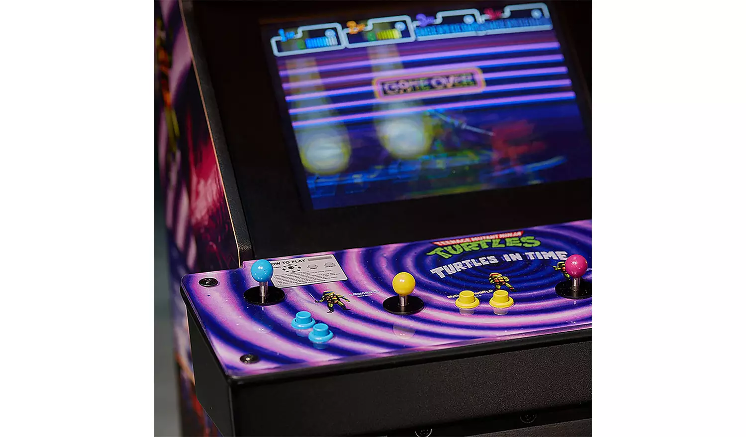 TMNT Turtles In Time Collector's 1/4 Tabletop Arcade Machine