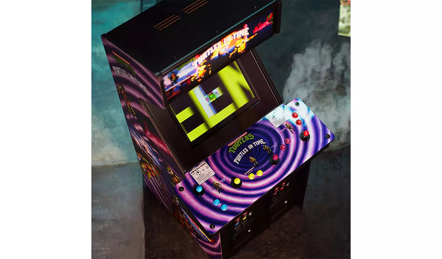 TMNT Turtles In Time Collector's 1/4 Tabletop Arcade Machine