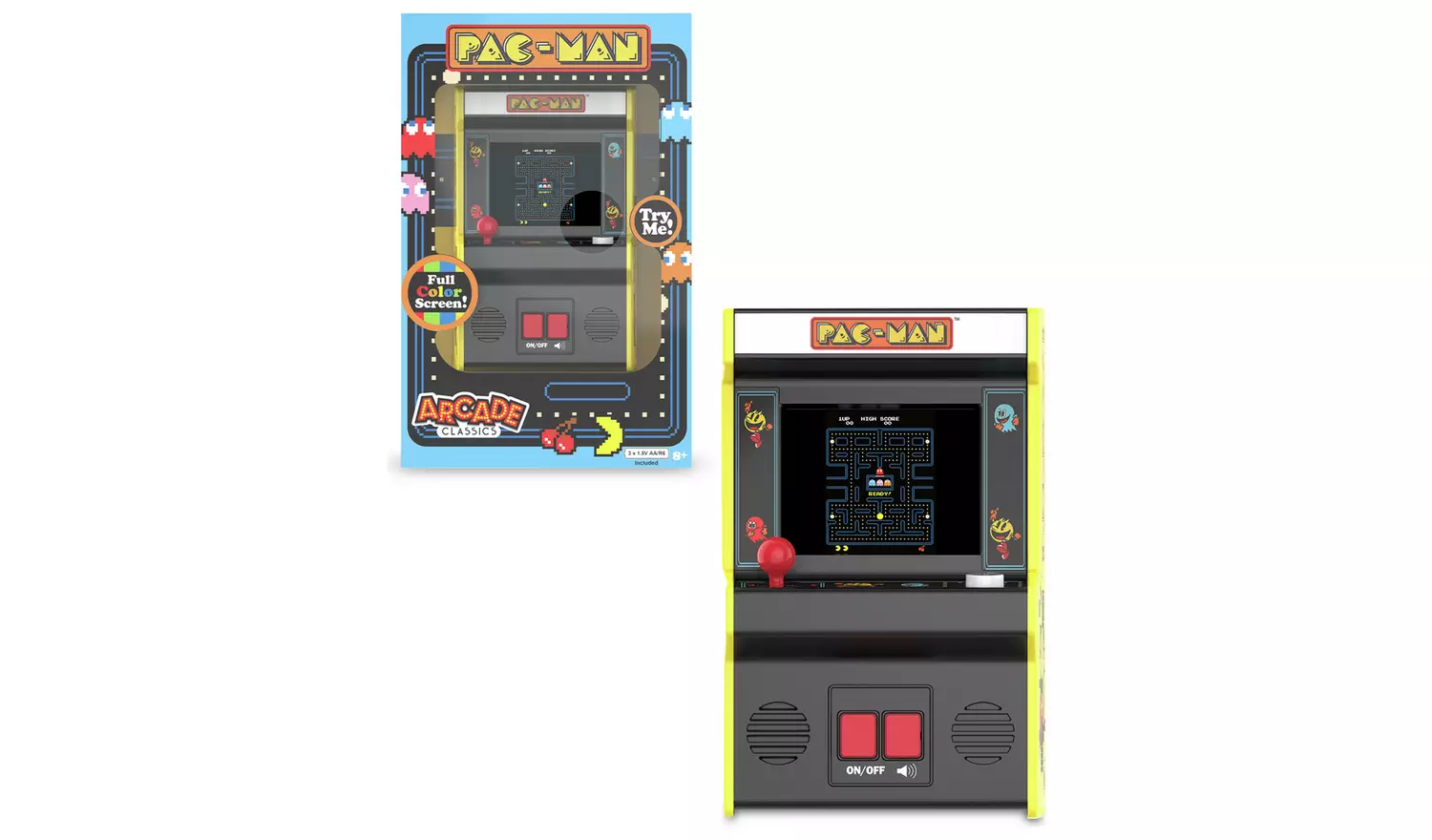 Basic Fun Pac-Man Classics Retro Mini Arcade Machine