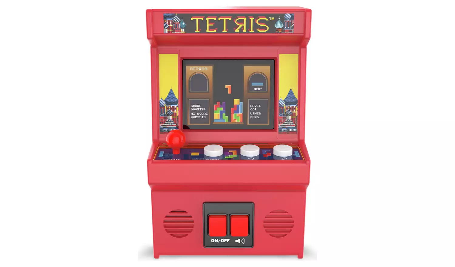 Basic Fun Tetris Classics Retro Mini Arcade Machine