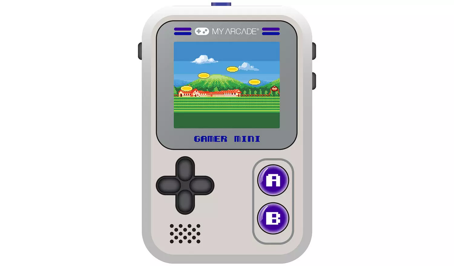 My Arcade Gamer Mini Classic Gaming System - Grey & Purple