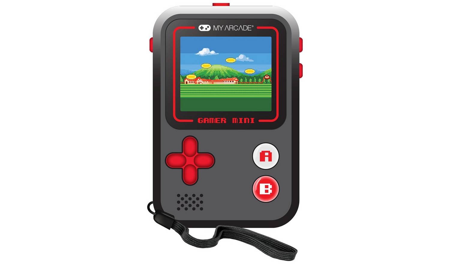 My Arcade Gamer Mini Classic Gaming System - Black & Red