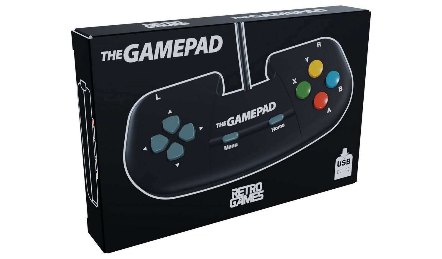 The Gamepad Retro Gaming Controller - Black