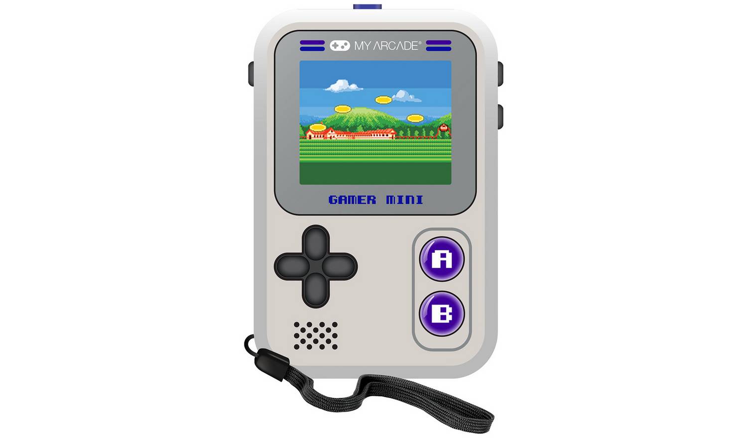 My Arcade Gamer Mini Classic Gaming System - Grey & Purple