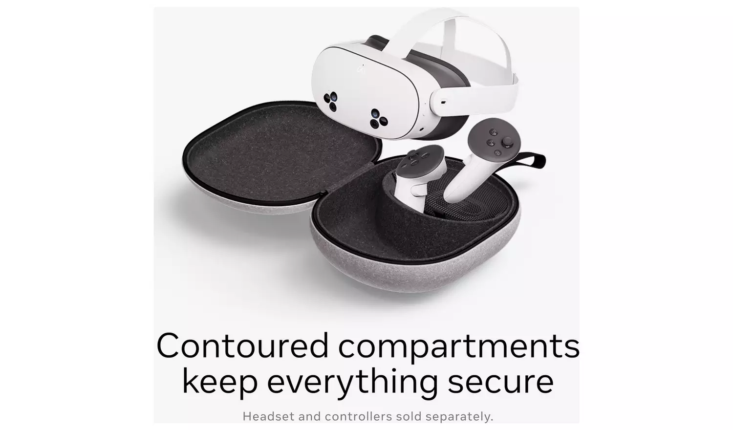 Meta Quest 3 & 3S Compact Carrying Case