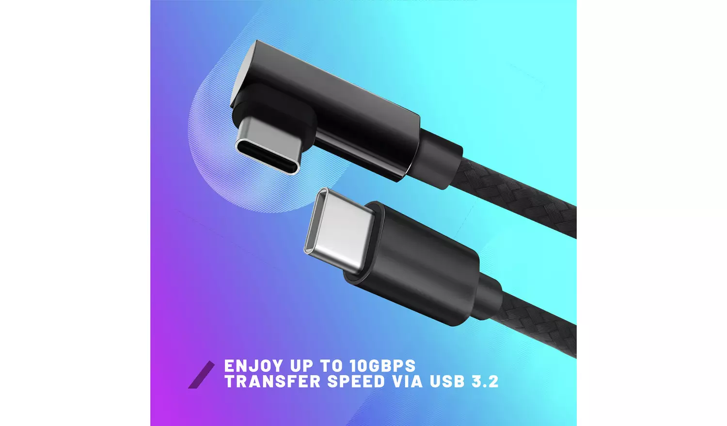 STEALTH 3m Braided USB-C Link Cable For Meta Quest 2, 3, 3S