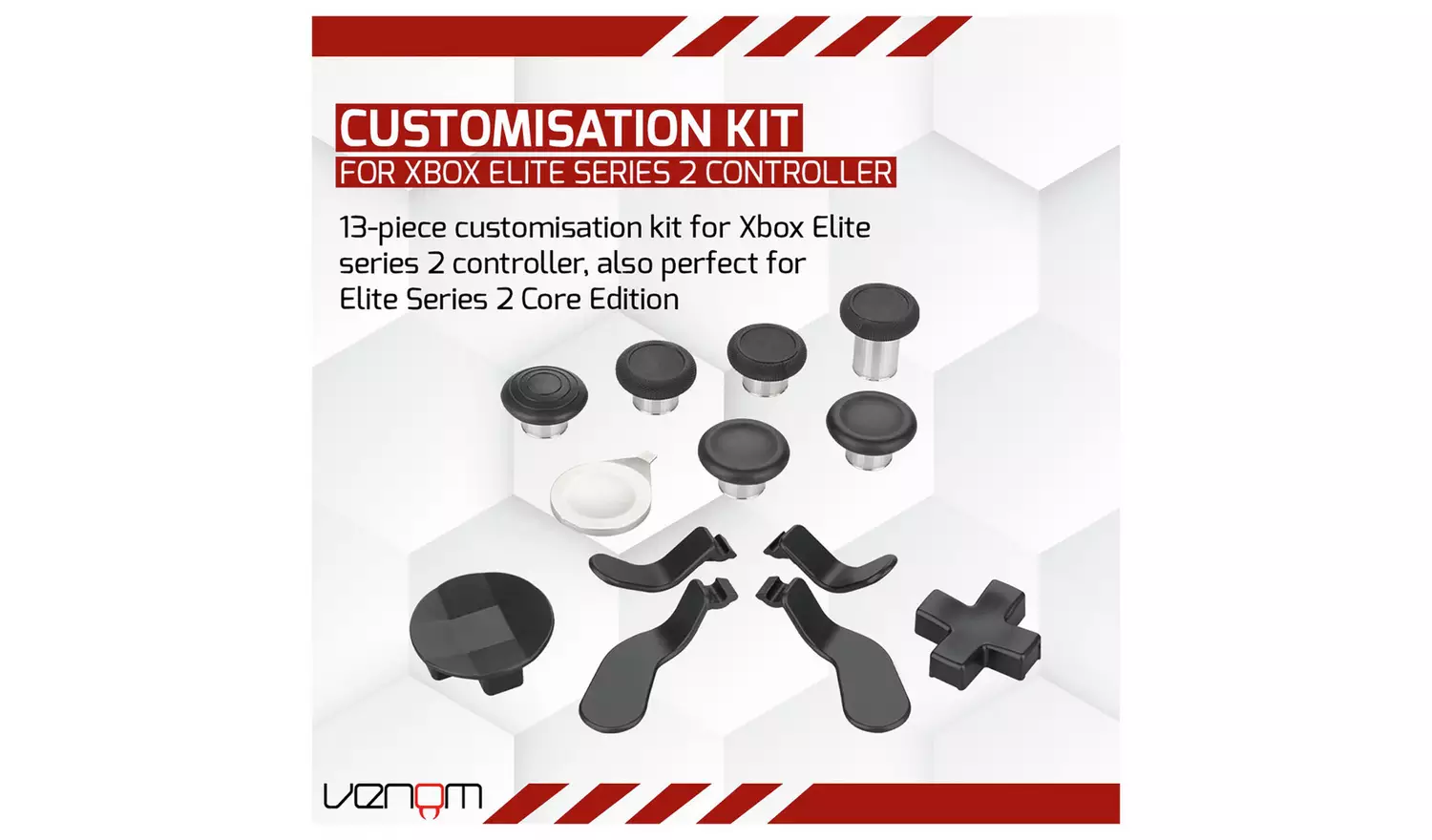 Venom Customisation Kit For Xbox Elite Series 2 Controller