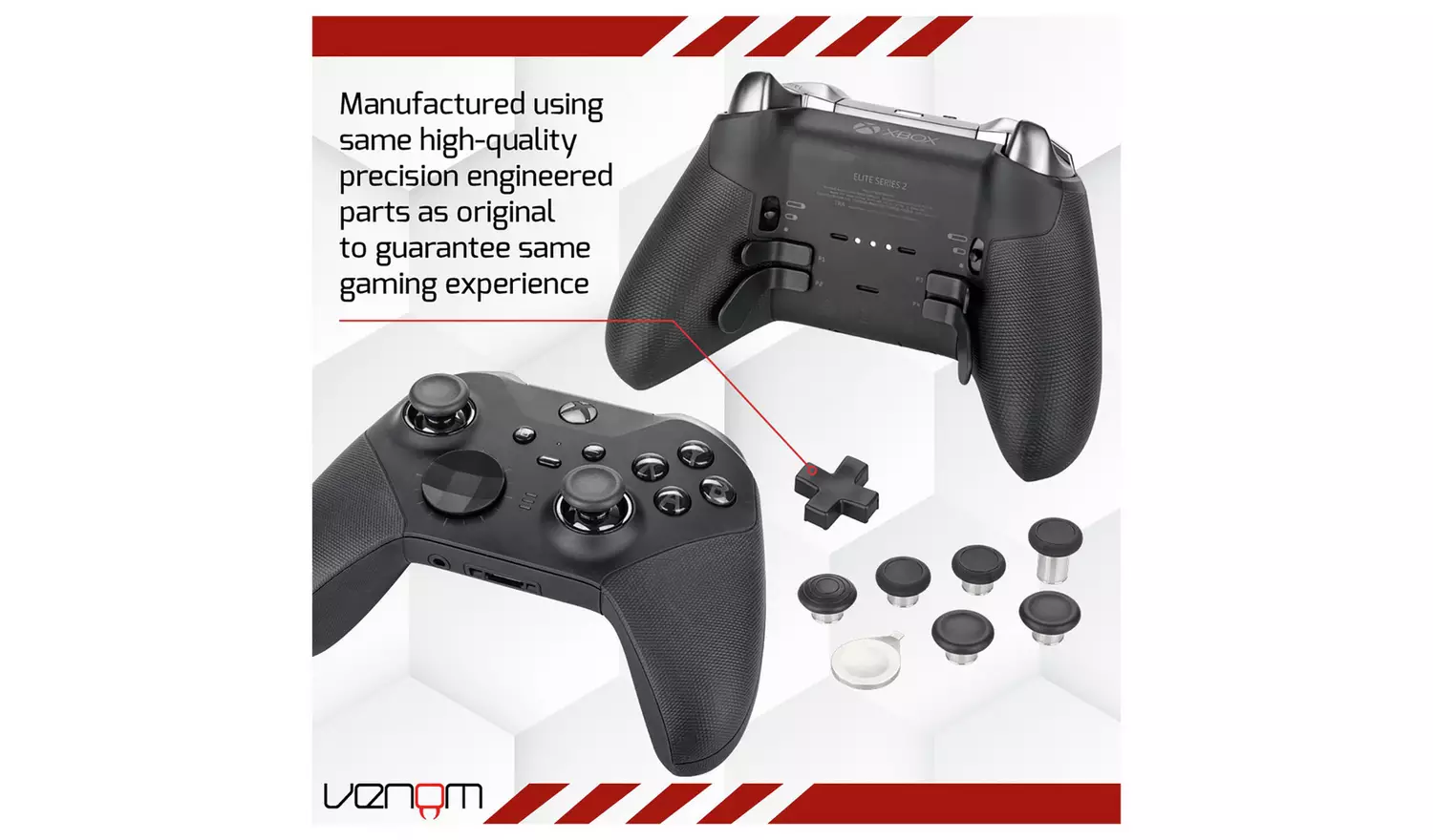 Venom Customisation Kit For Xbox Elite Series 2 Controller