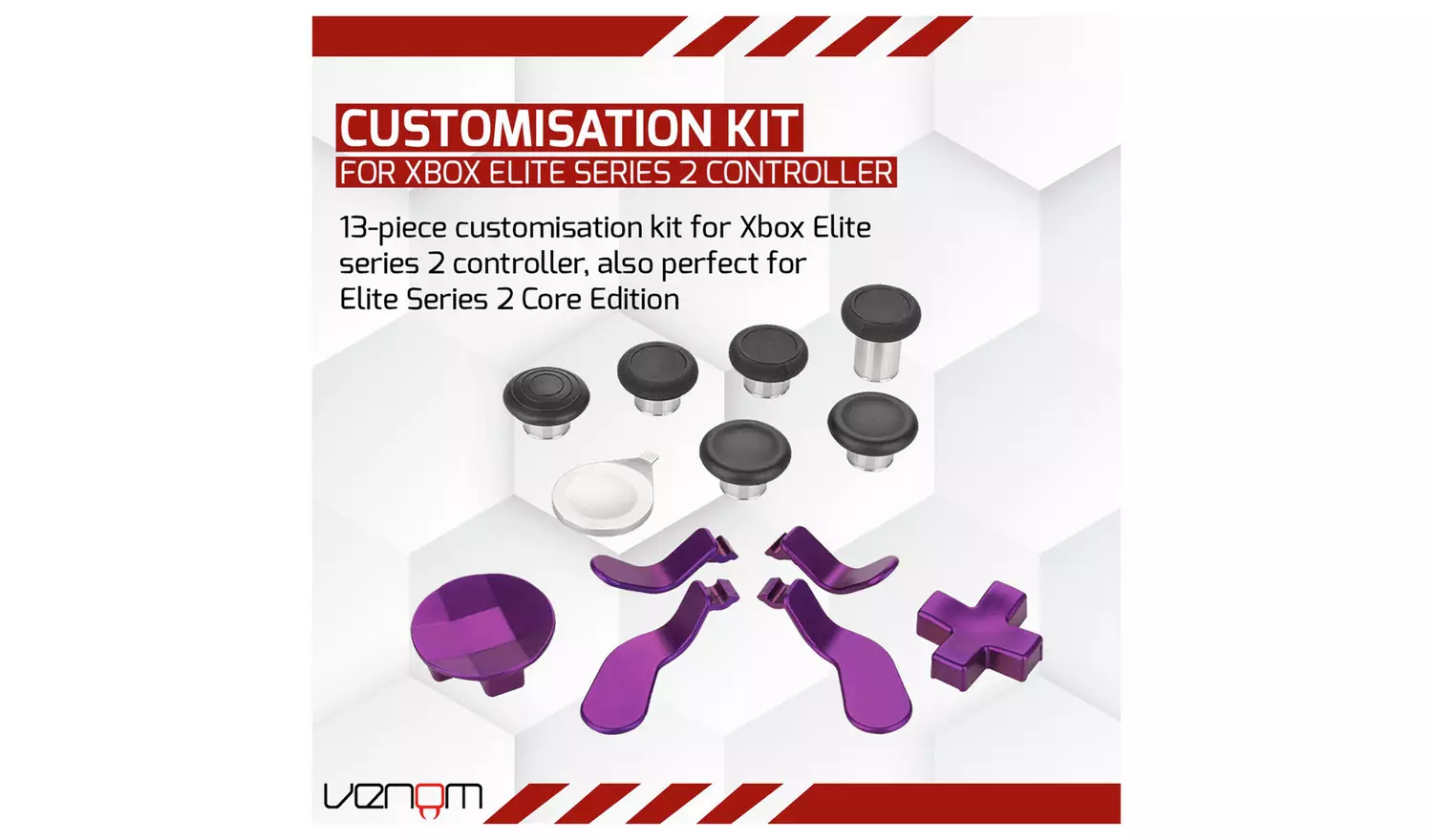 Venom Xbox Series 2/Core Controller Customisation Kit