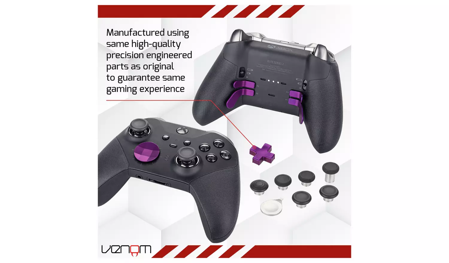 Venom Xbox Series 2/Core Controller Customisation Kit