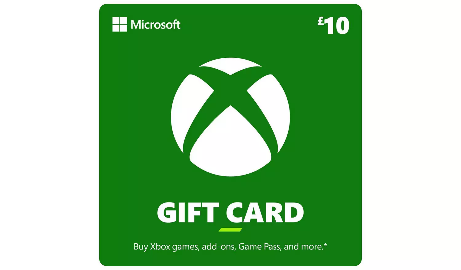 Xbox 10 GBP Gift Card