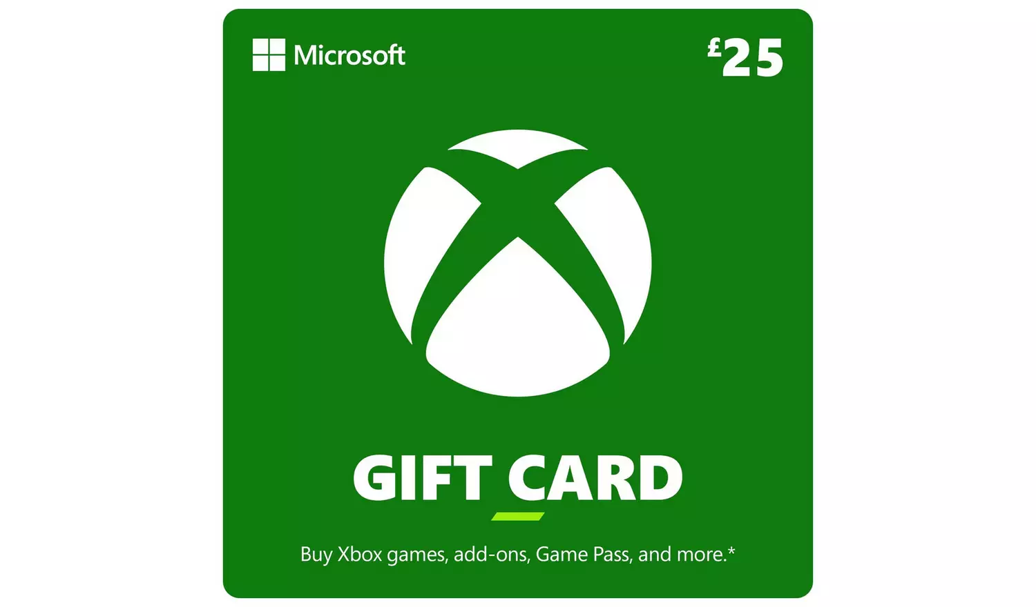 Xbox 25 GBP Gift Card