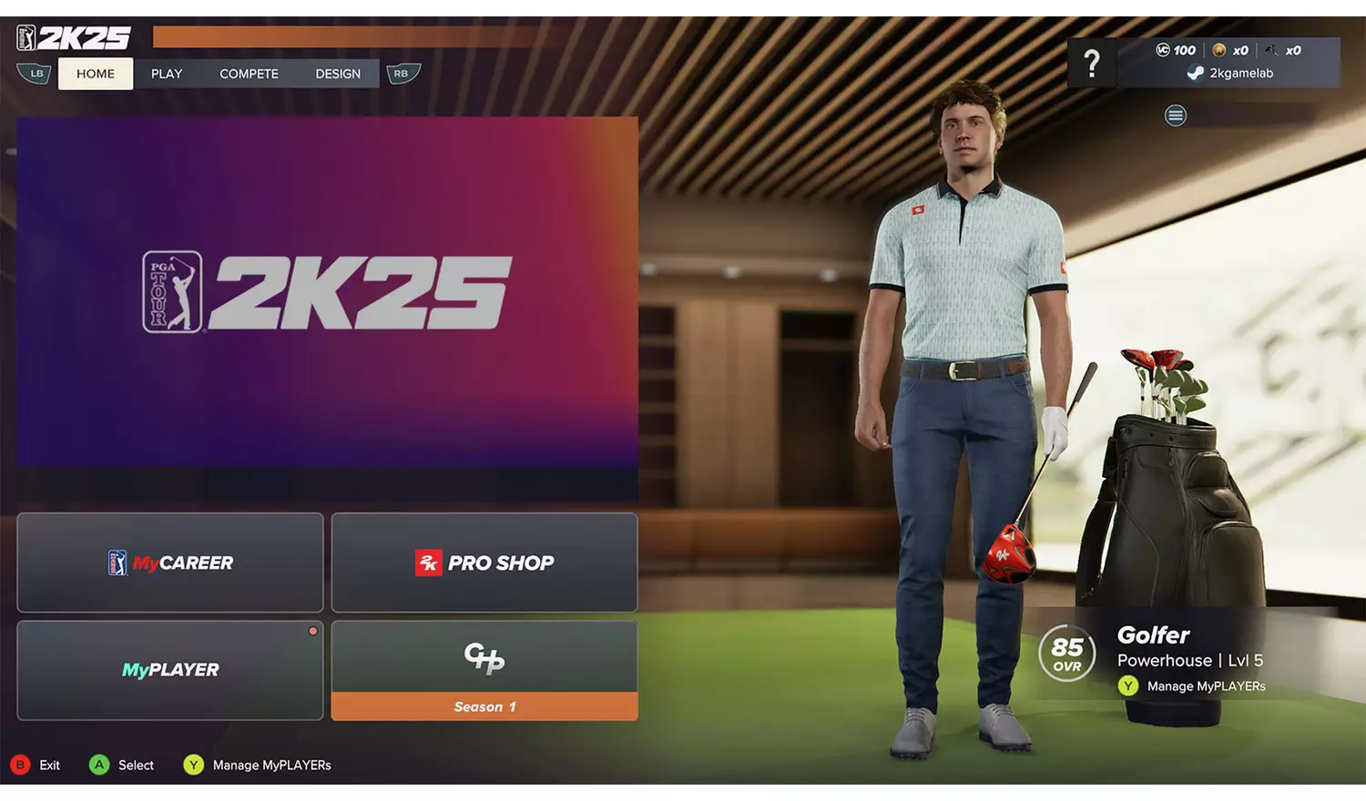PGA TOUR 2K25 Xbox Series X Game