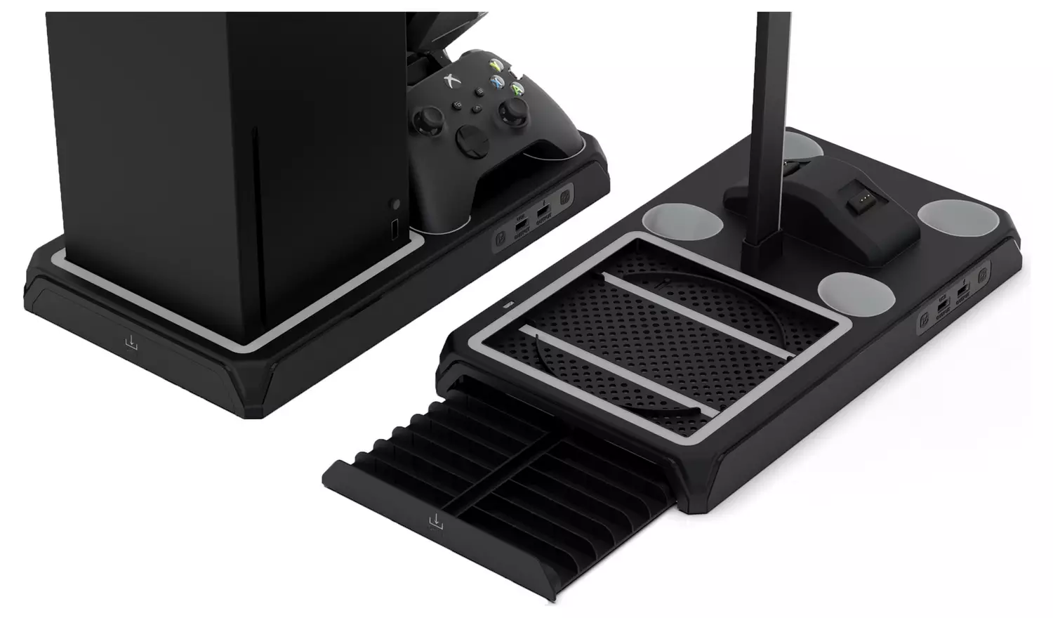 iMP DLX Multi-Function Stand with Battery Packs for Xbox