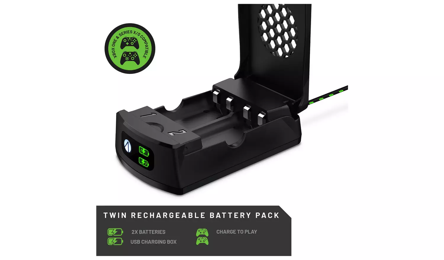 STEALTH Xbox High Capacity Rechargeable Battery Twin Pack