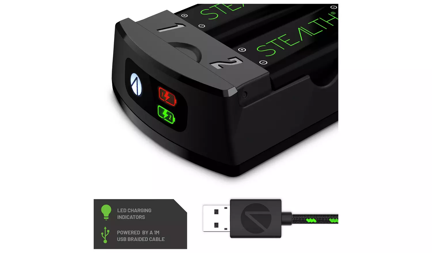 STEALTH Xbox High Capacity Rechargeable Battery Twin Pack