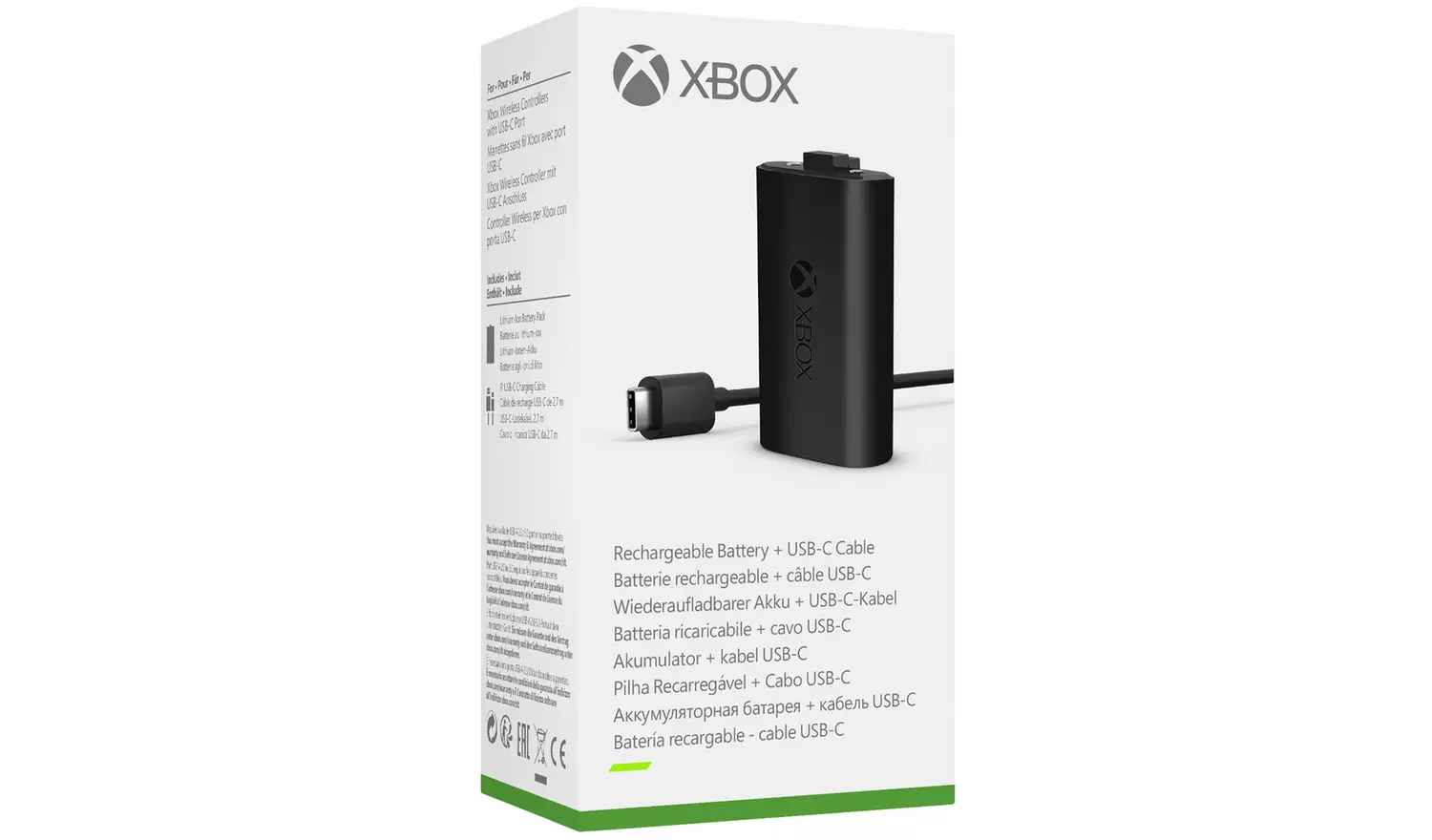 Official Xbox Series X Rechargeable Battery Pack & Cable Set