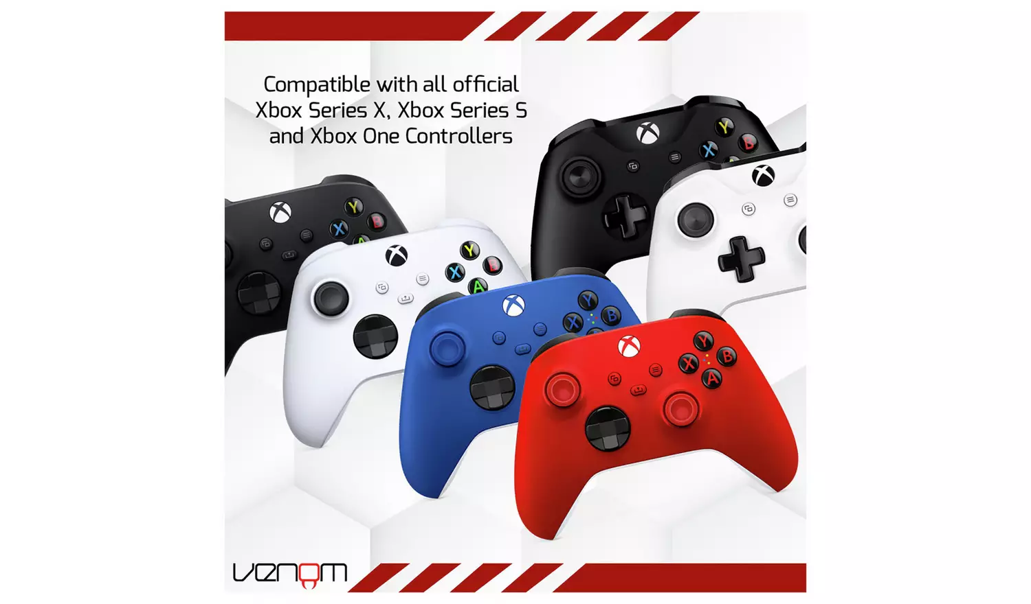 Venom Twin Rechargeable Battery Packs Xbox Series S/X & One