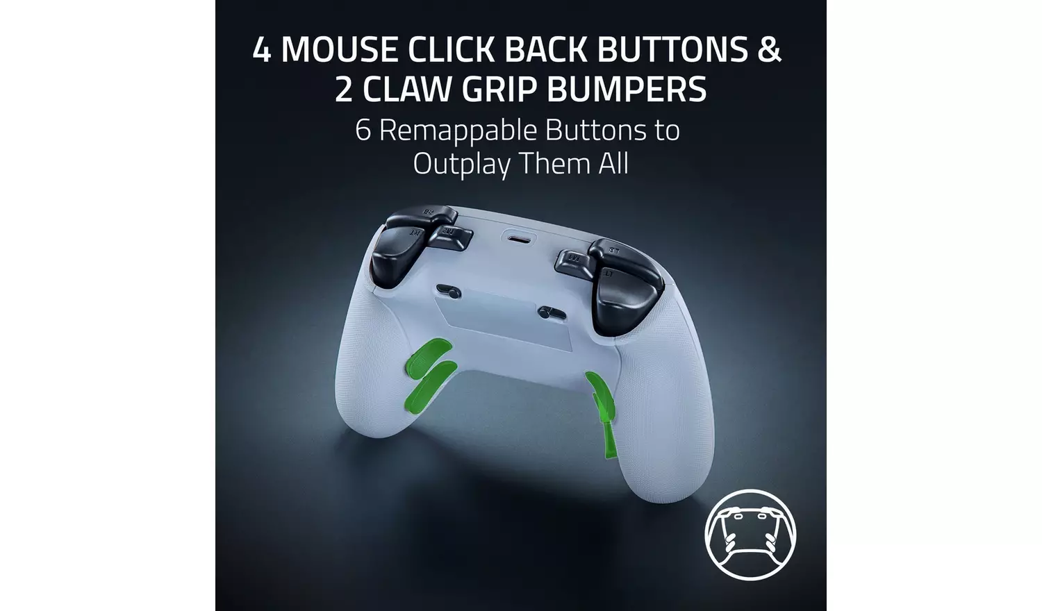 Razer Wolverine V3 Pro Xbox Wireless Gaming Controller White