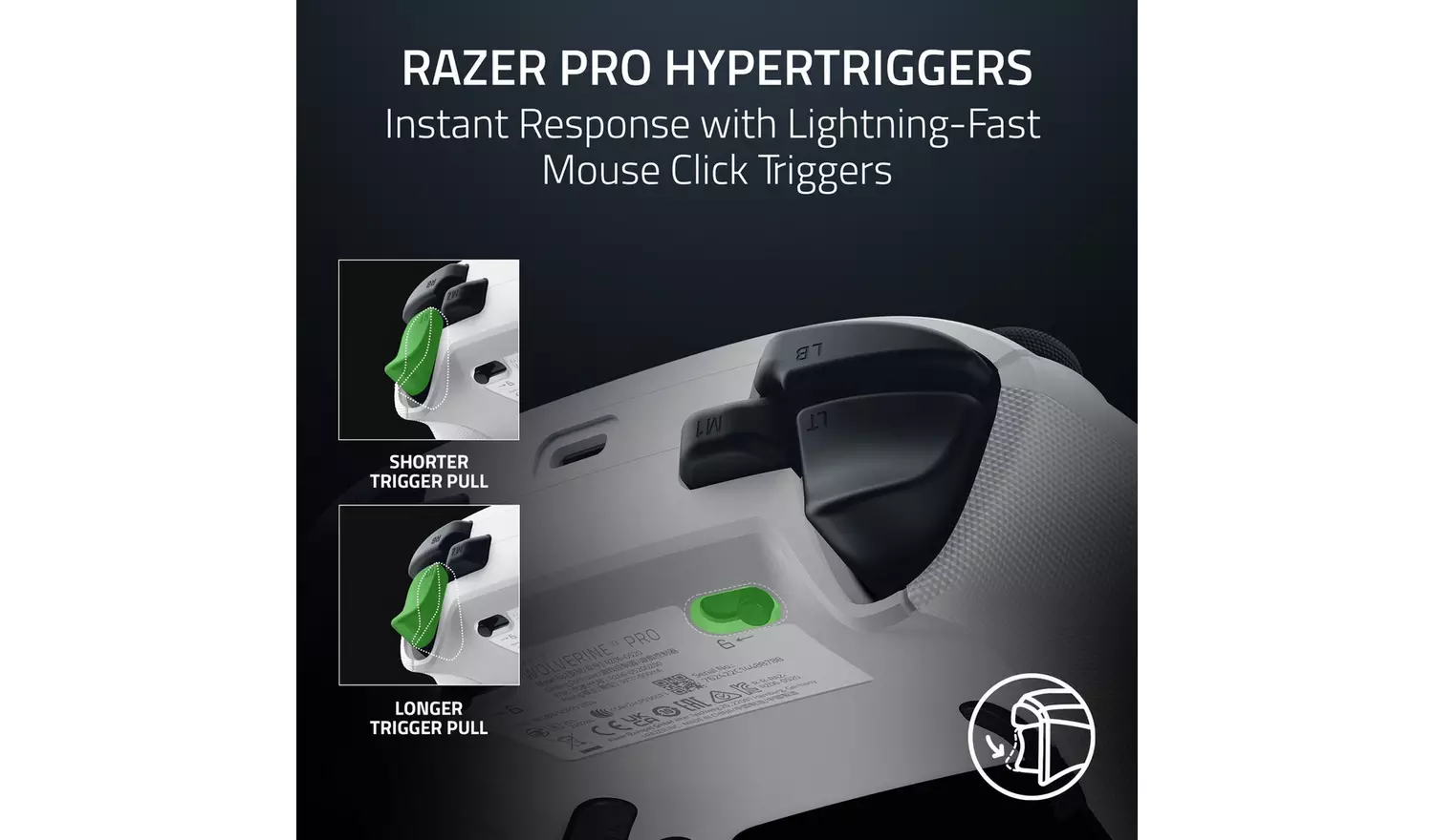 Razer Wolverine V3 Pro Xbox Wireless Gaming Controller White