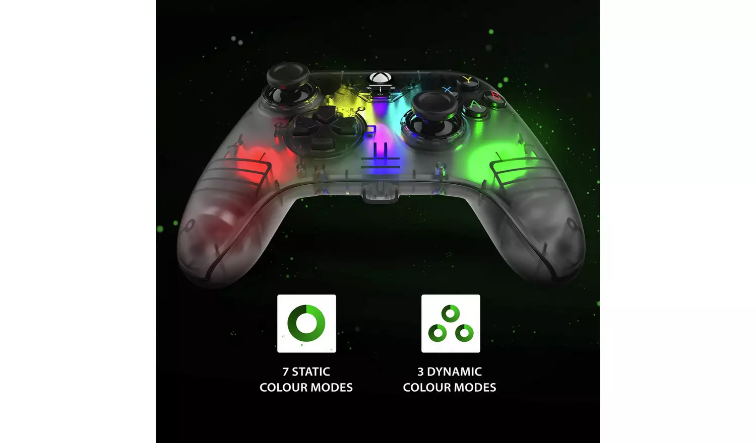Snakebyte Gamepad RGB X Xbox Wired Controller - Grey