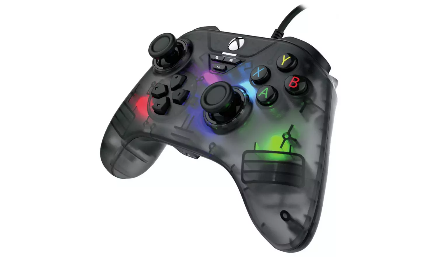 Snakebyte Gamepad RGB X Xbox Wired Controller - Grey
