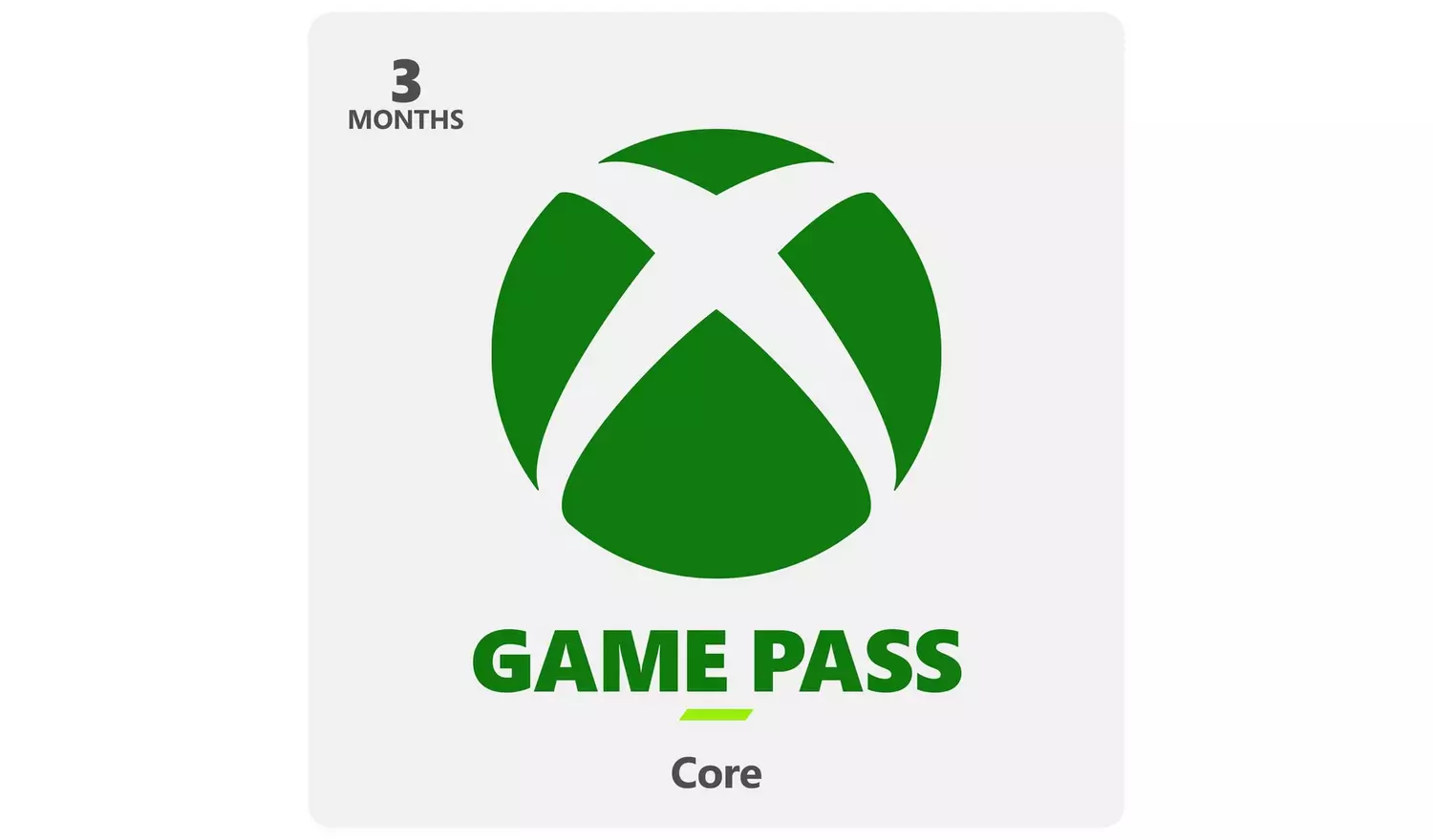 Xbox Game Pass Core 3 Months Digital Download