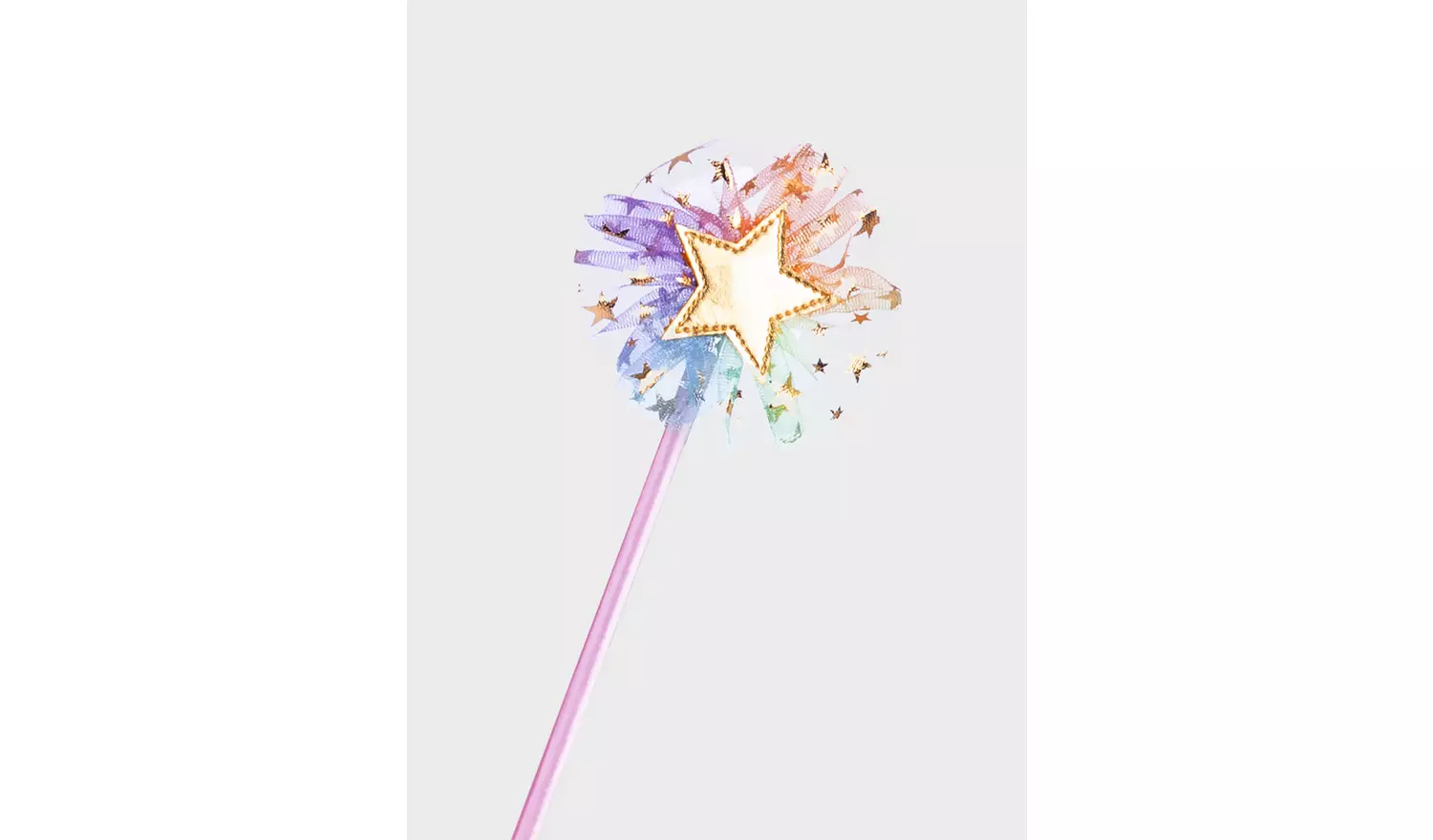 Rainbow Star Tutu Skirt & Wand Fancy Dress Set 3-5 years