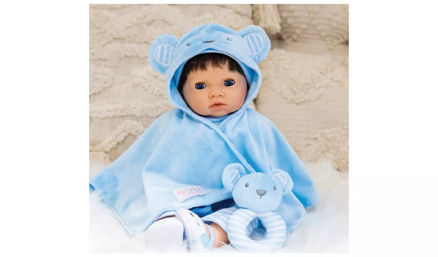 Tiny Treasures Blue Bear Dolls Accessory Set