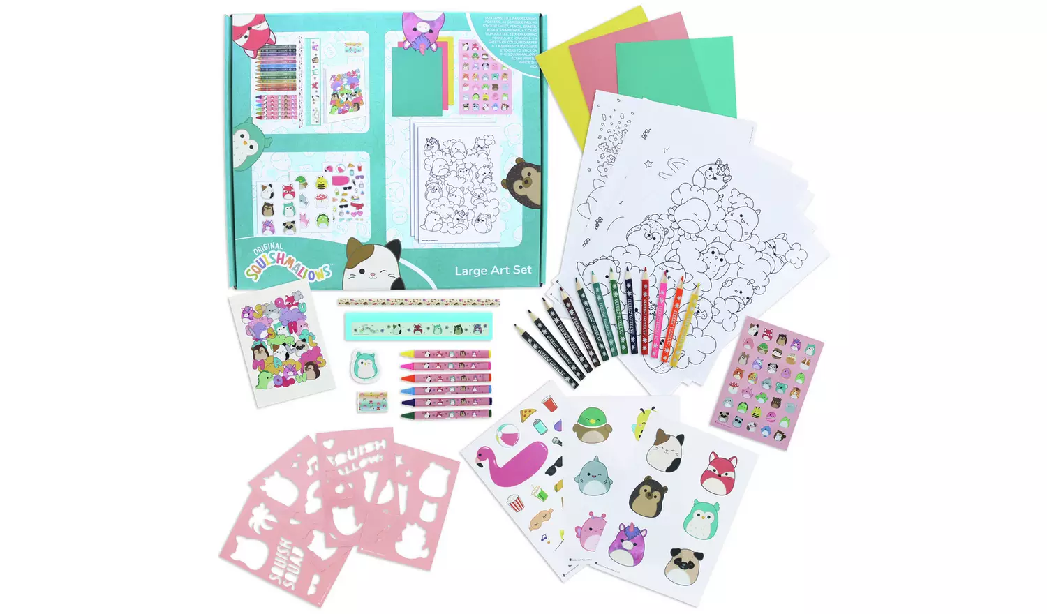 Squishmallows Large Art Colouring Set