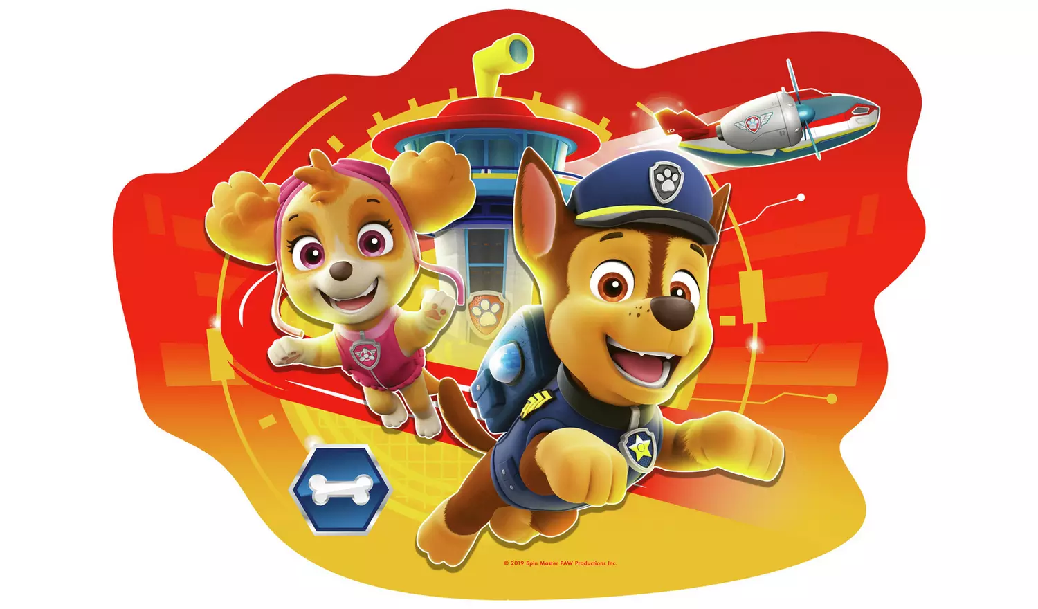 Ravensburger PAW Patrol Floor 4 Shaped Jigsaw Puzzles