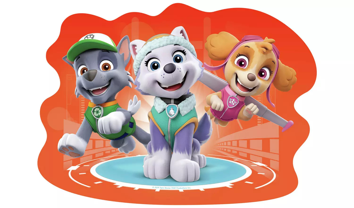 Ravensburger PAW Patrol Floor 4 Shaped Jigsaw Puzzles
