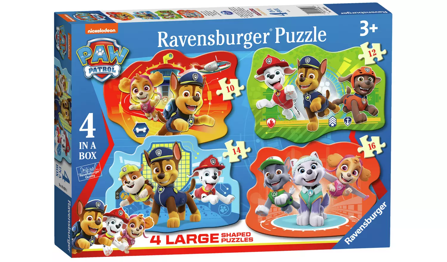 Ravensburger PAW Patrol Floor 4 Shaped Jigsaw Puzzles