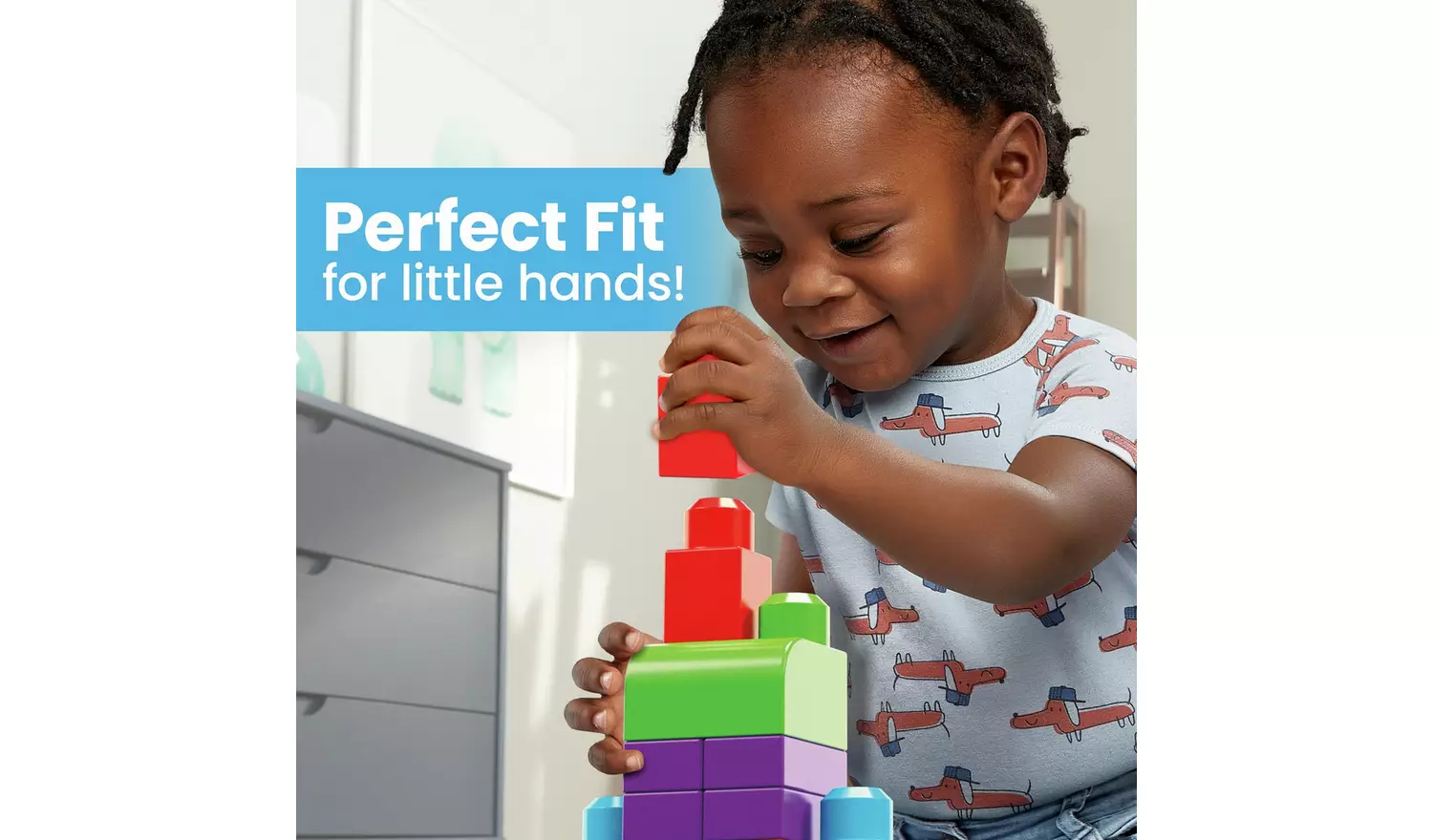 Mega Bloks 60 Piece First Builders Big Building Bag- Classic