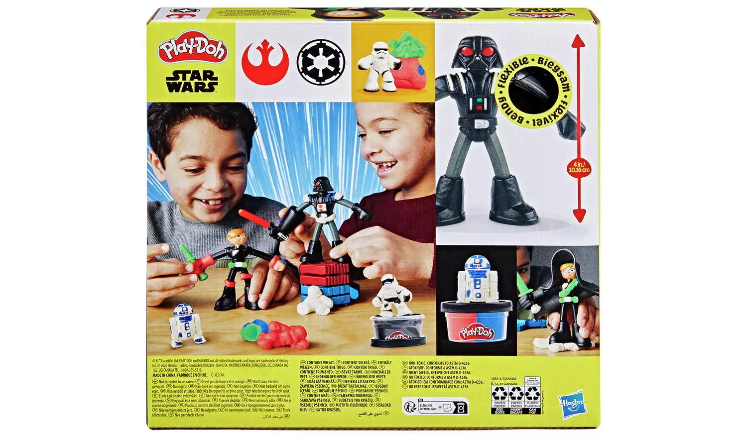 Play-Doh Star Wars Squish & Slice Lightsabers with 4 Tubs