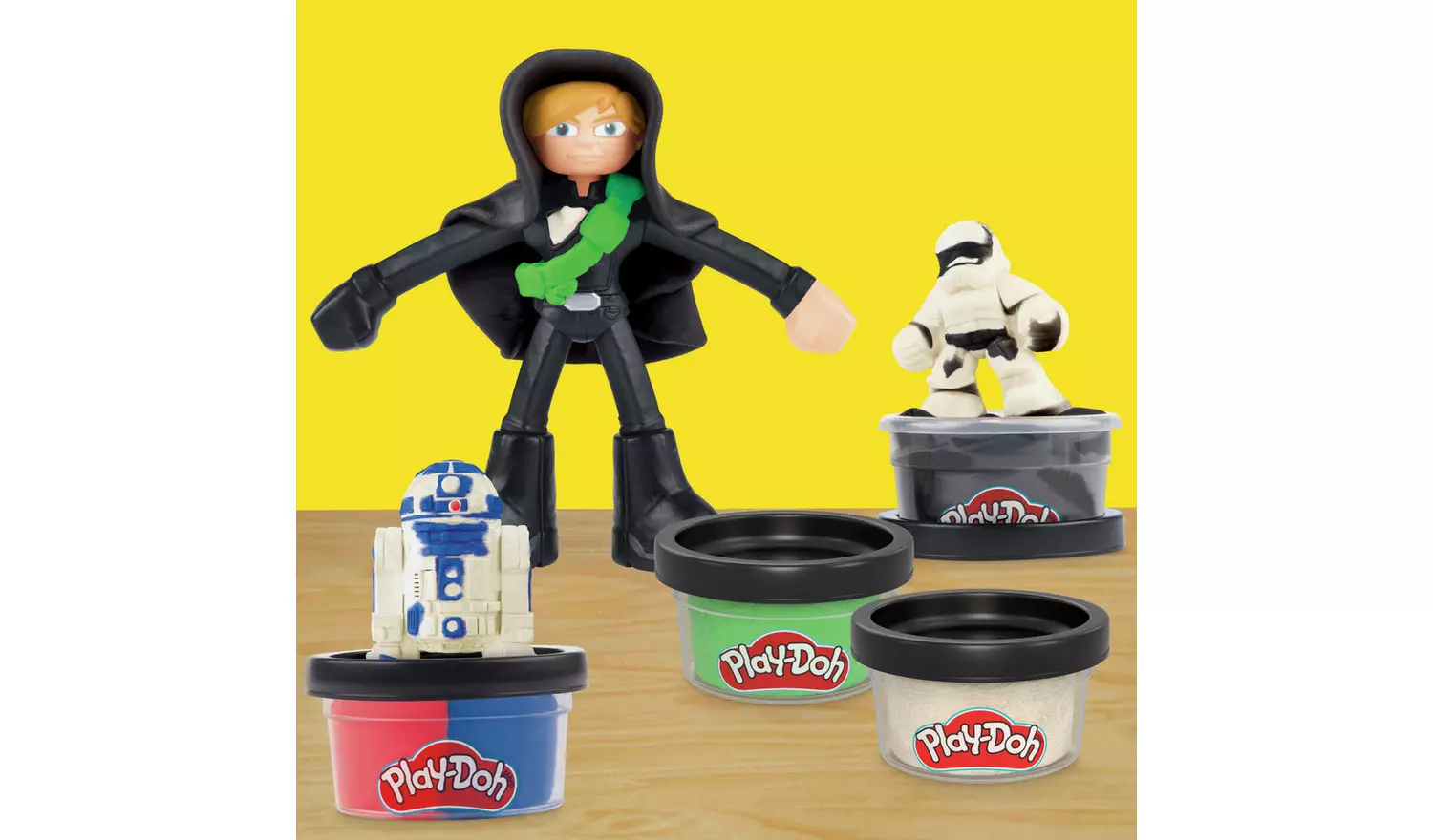 Play-Doh Star Wars Squish & Slice Lightsabers with 4 Tubs