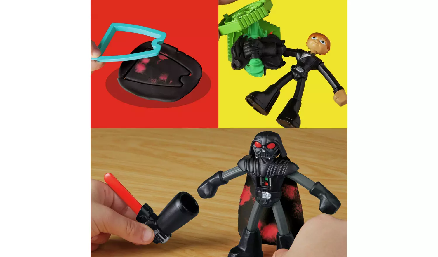 Play-Doh Star Wars Squish & Slice Lightsabers with 4 Tubs