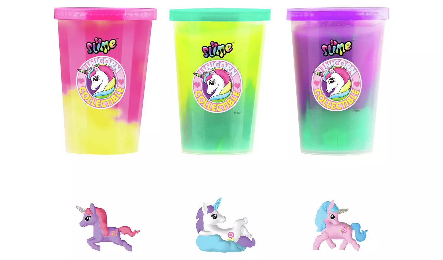 So Slime Collectable Unicorn-Pack of 3