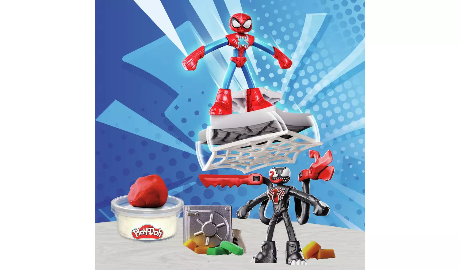 Play-Doh Marvel Hero Adventure Set with 6 Tubs