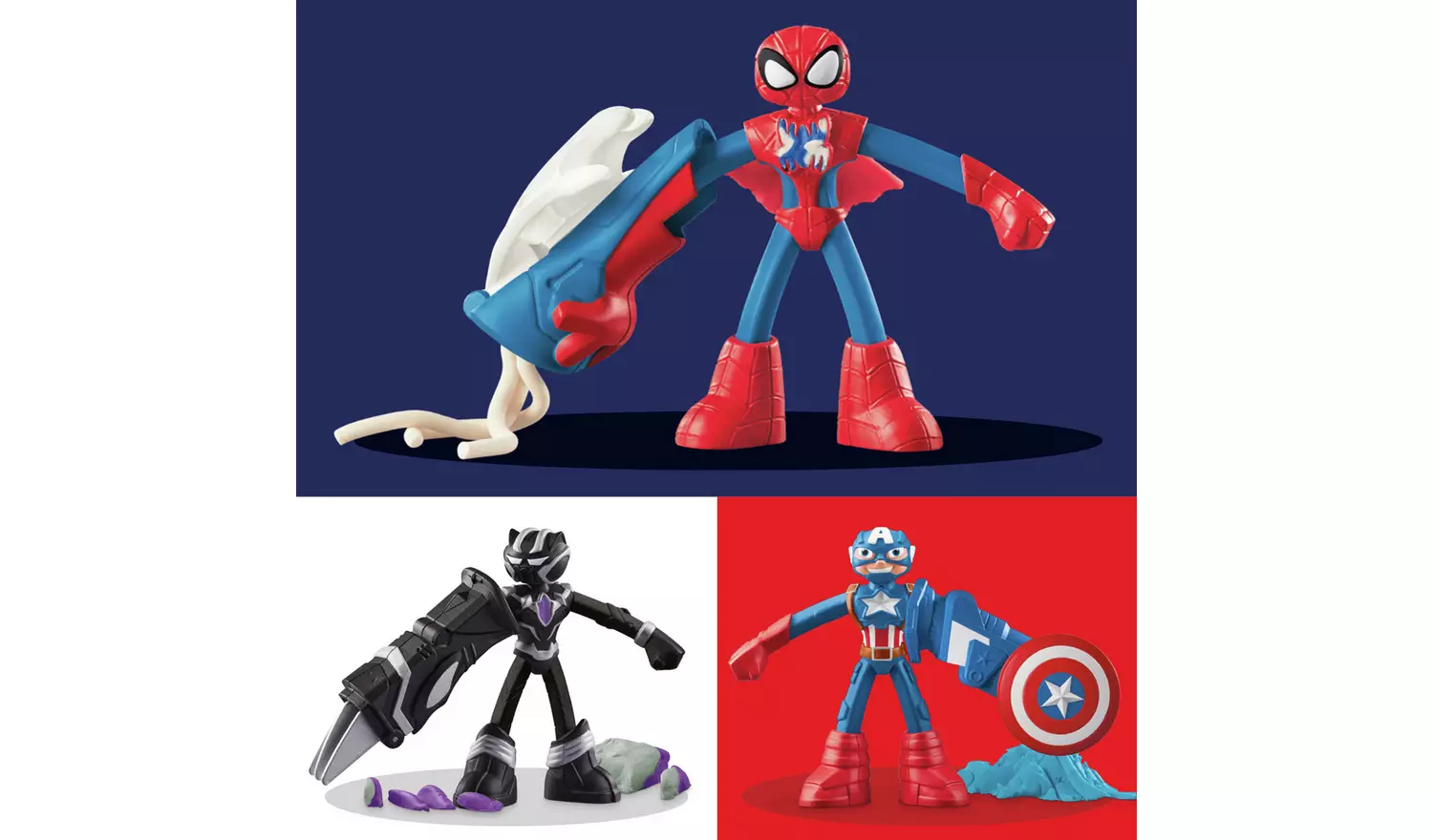 Play-Doh Marvel Hero Adventure Set with 6 Tubs