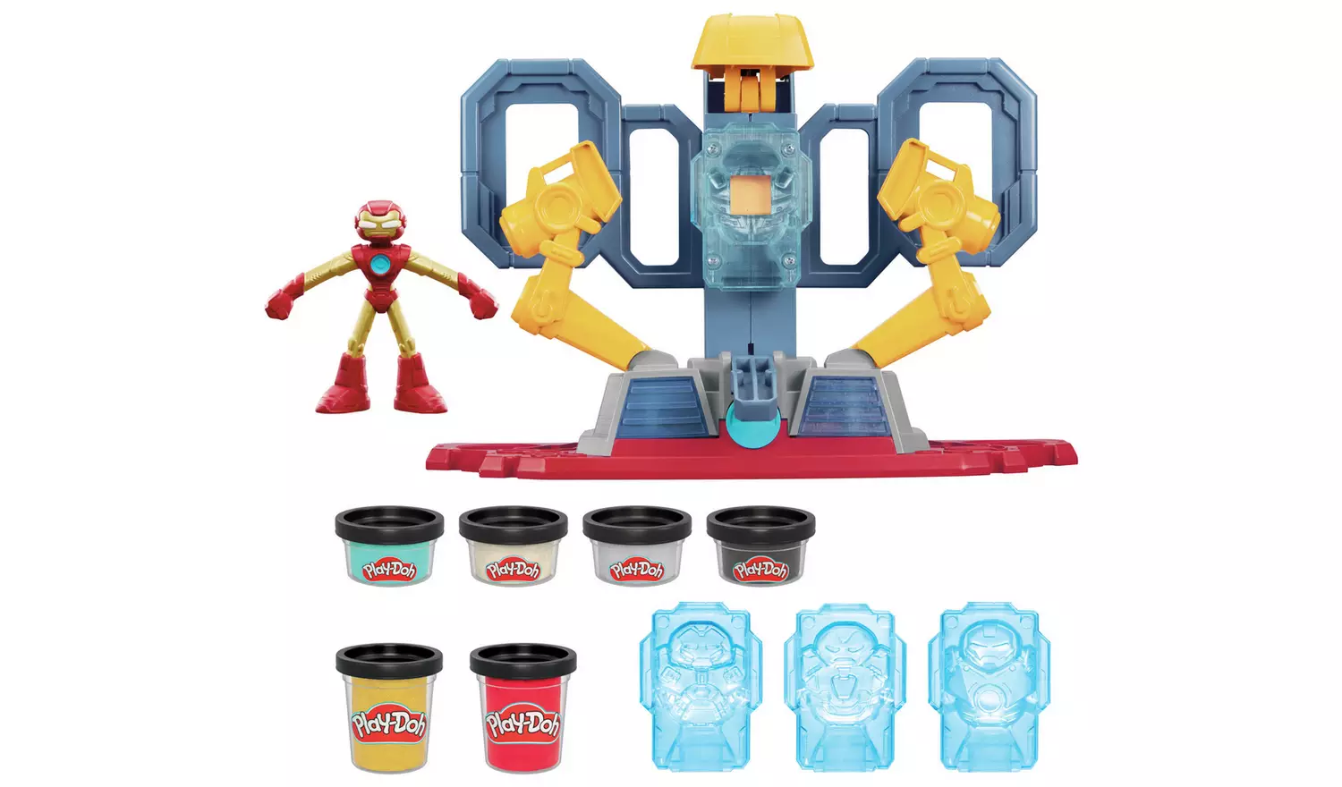 Play-Doh Marvel Iron Man Maker Lab with 6 Tubs