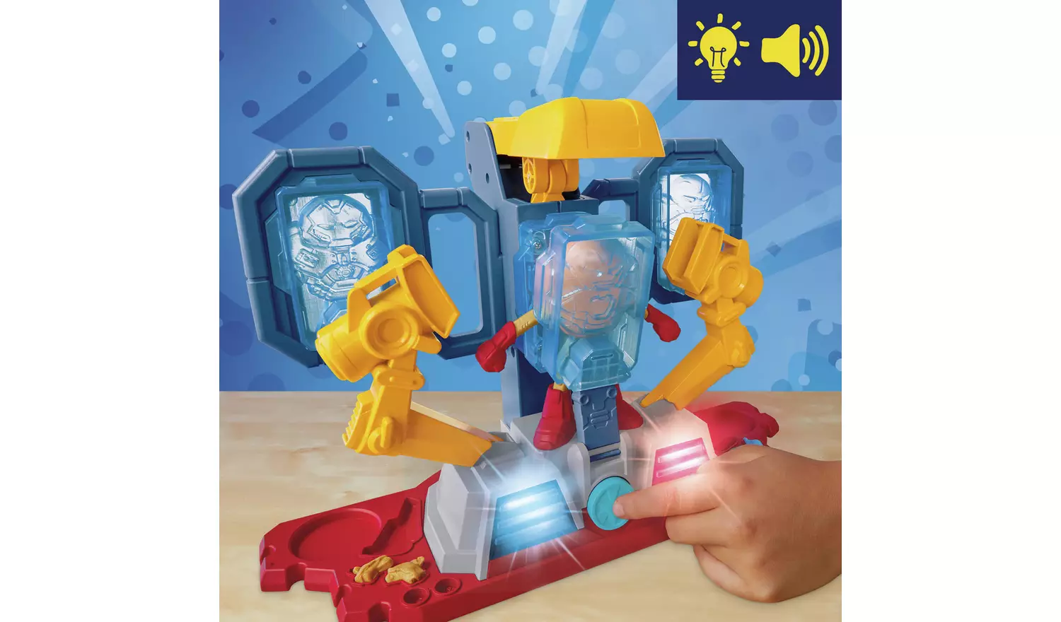 Play-Doh Marvel Iron Man Maker Lab with 6 Tubs
