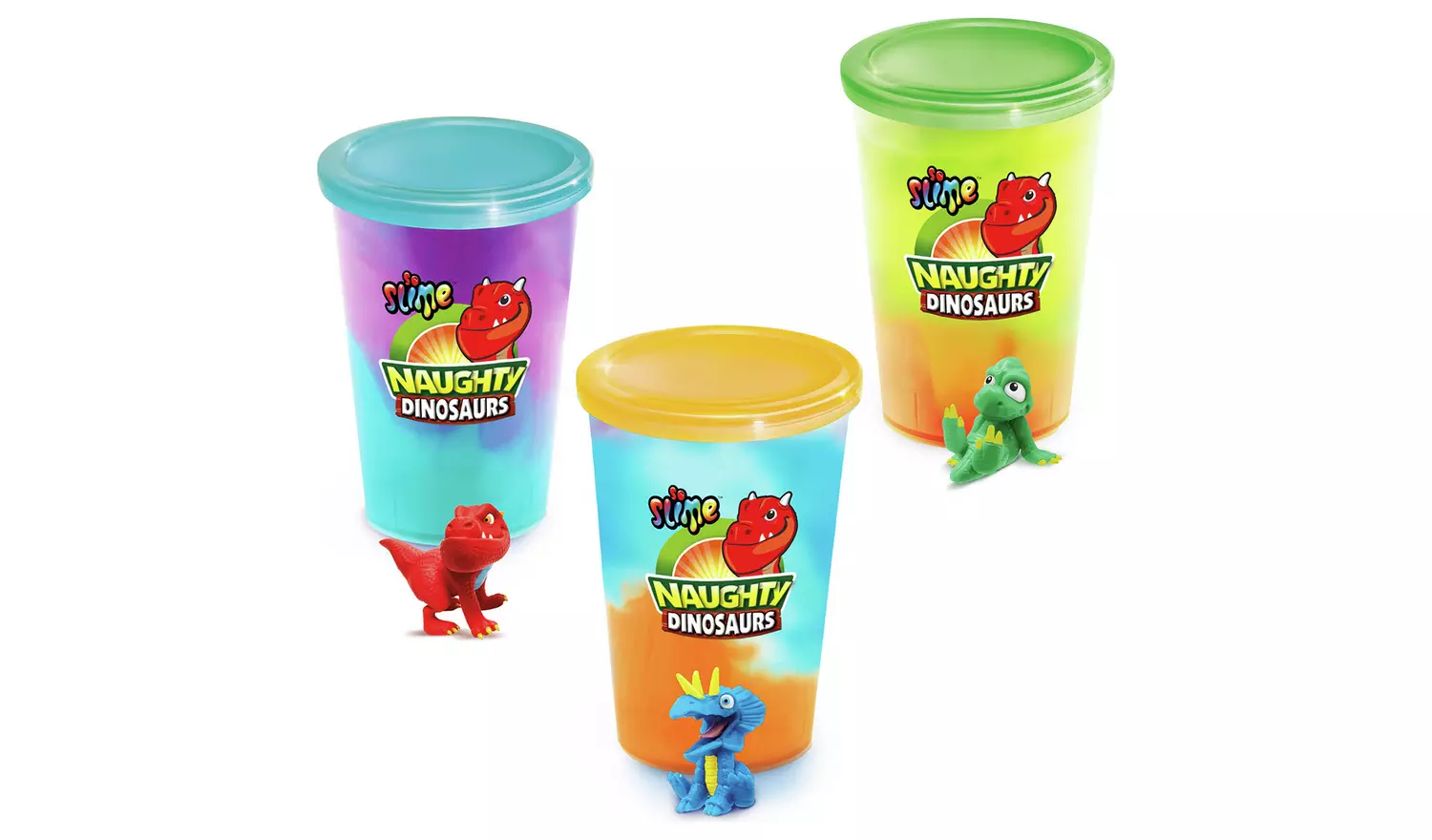 So Slime Collectable Dino-Pack of 3
