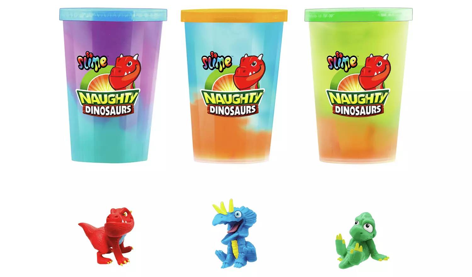 So Slime Collectable Dino-Pack of 3