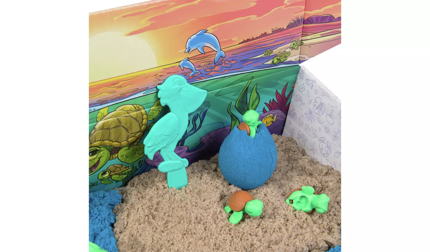 Kinetic Sand Turtle Beach Set
