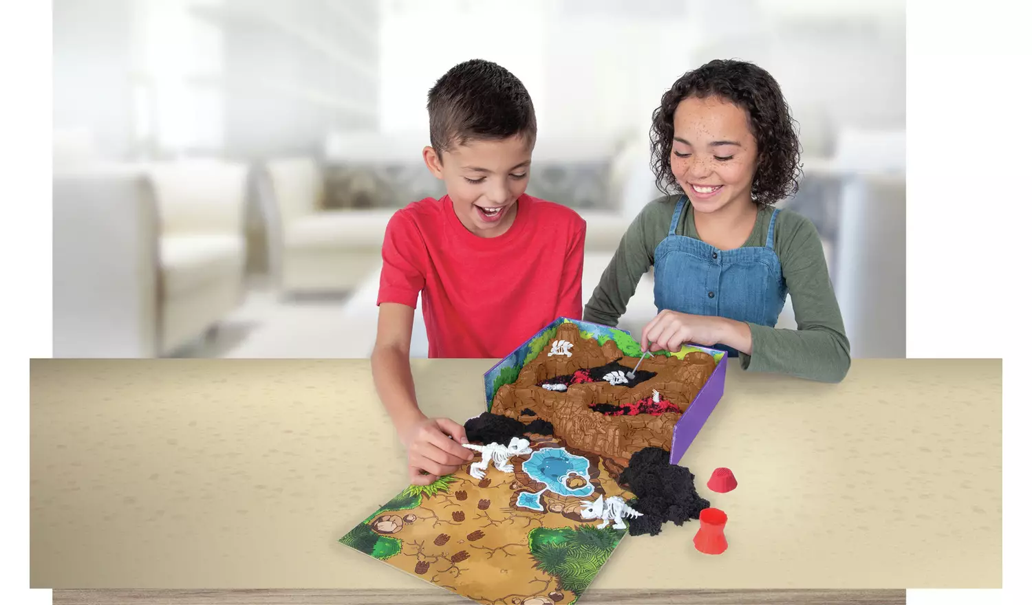 Kinetic Sand Dino Dig Playset