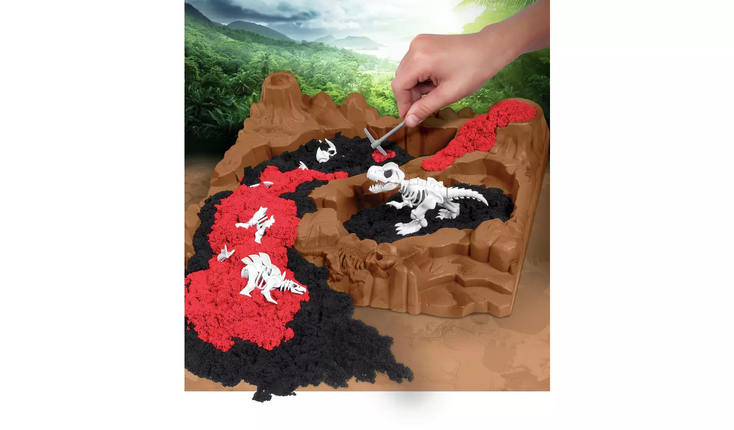 Kinetic Sand Dino Dig Playset