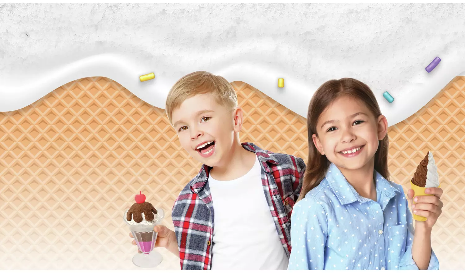 Kinetic Sand Ice Cream Treats Playset